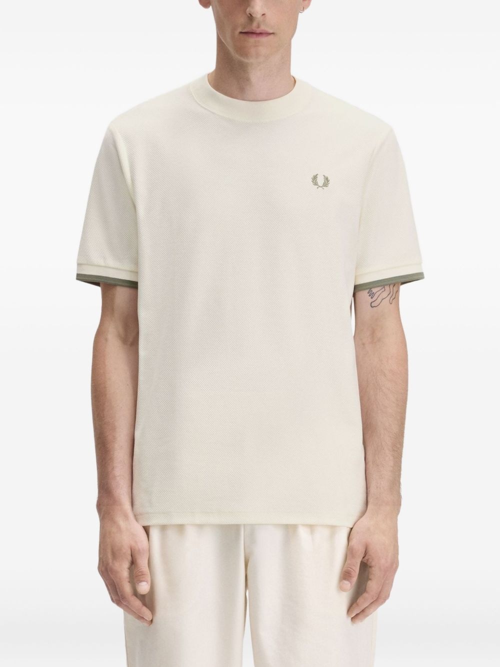 logo-embroidered T-shirt - 2