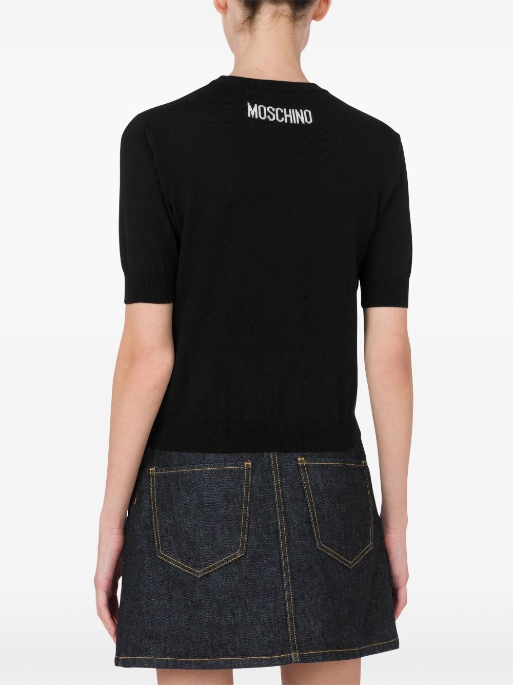 virgin wool knitted top - 3