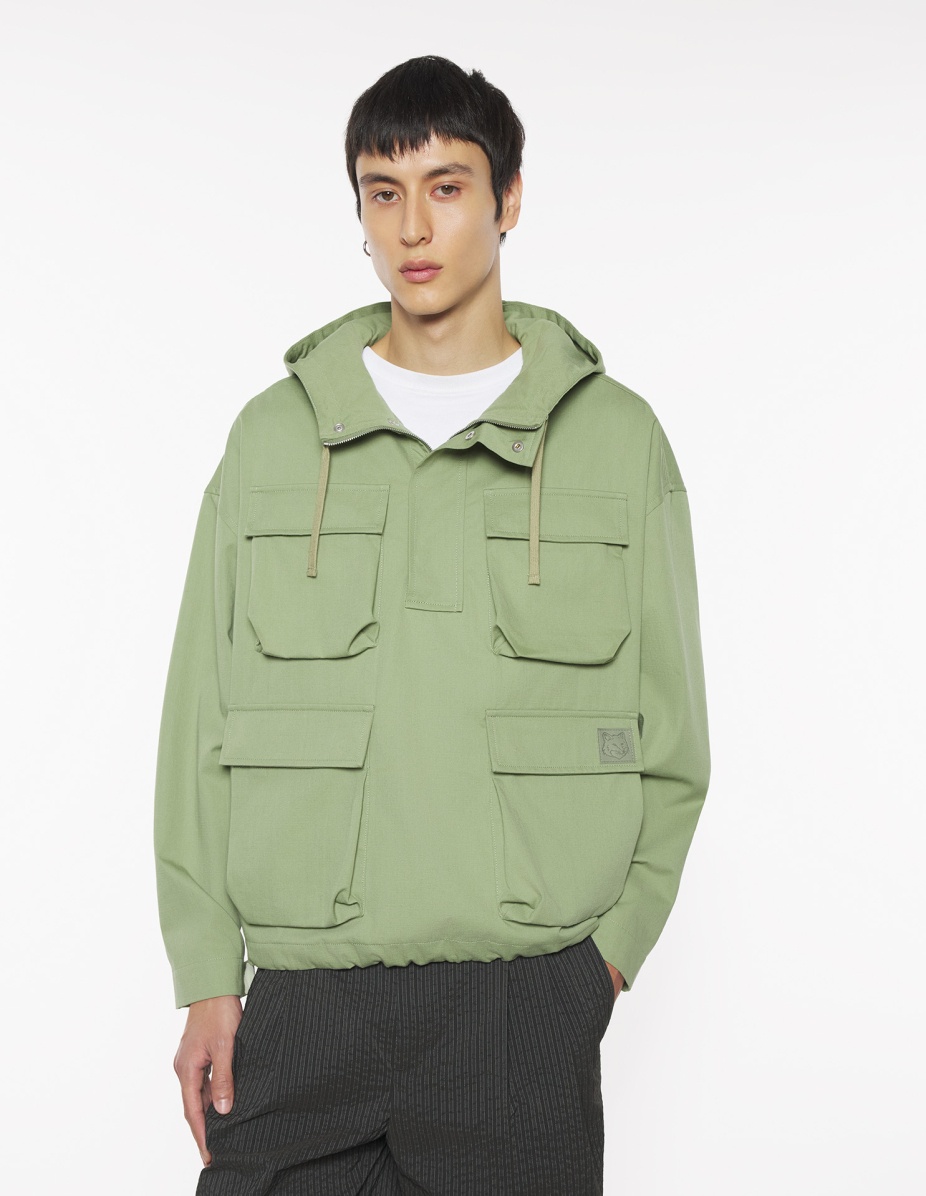 HOODED POPOVER JACKET - 3