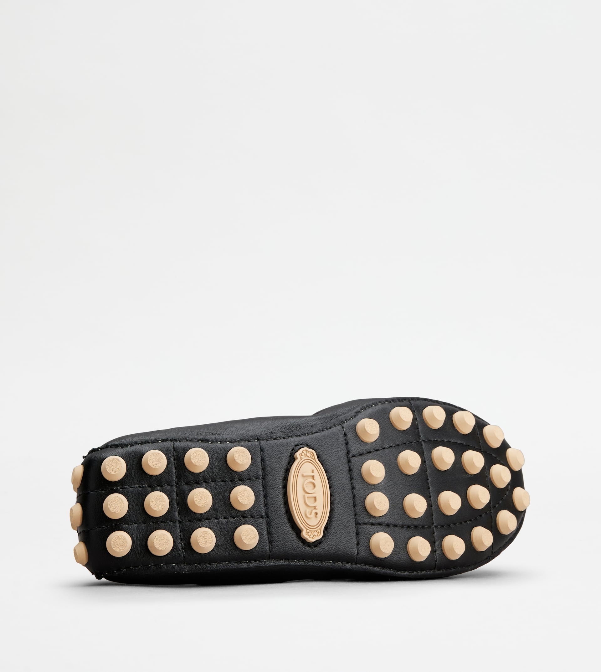 BUBBLE BALLERINAS IN LEATHER - BLACK, OFF WHITE - 4