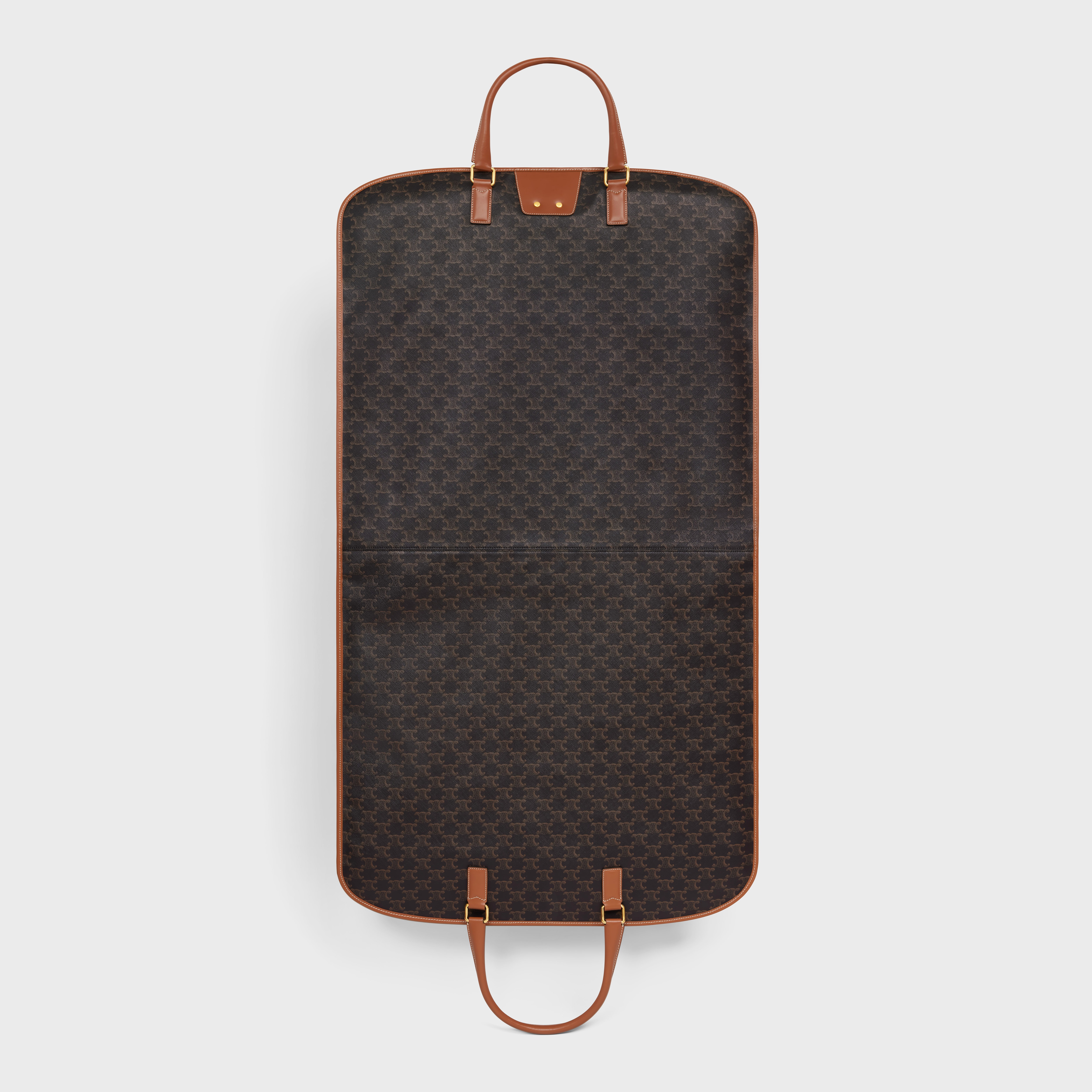 Garment Bag in Triomphe Canvas and Calfskin - 5