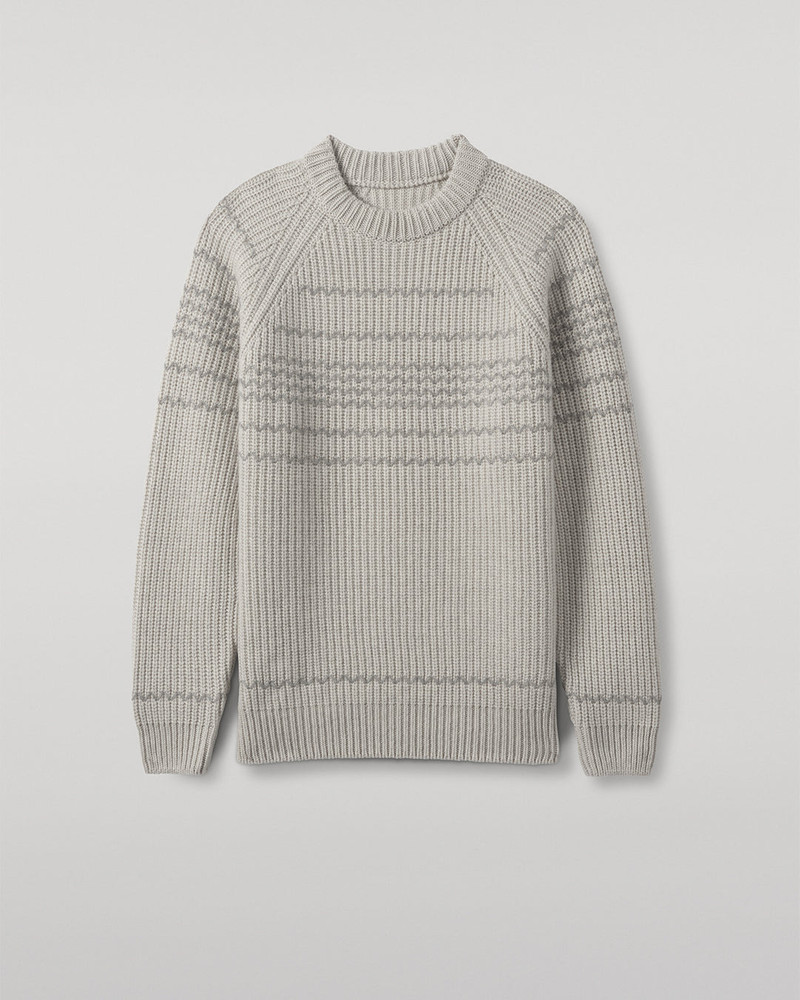 Summit Natural & Grey Cashmere Jumper 1