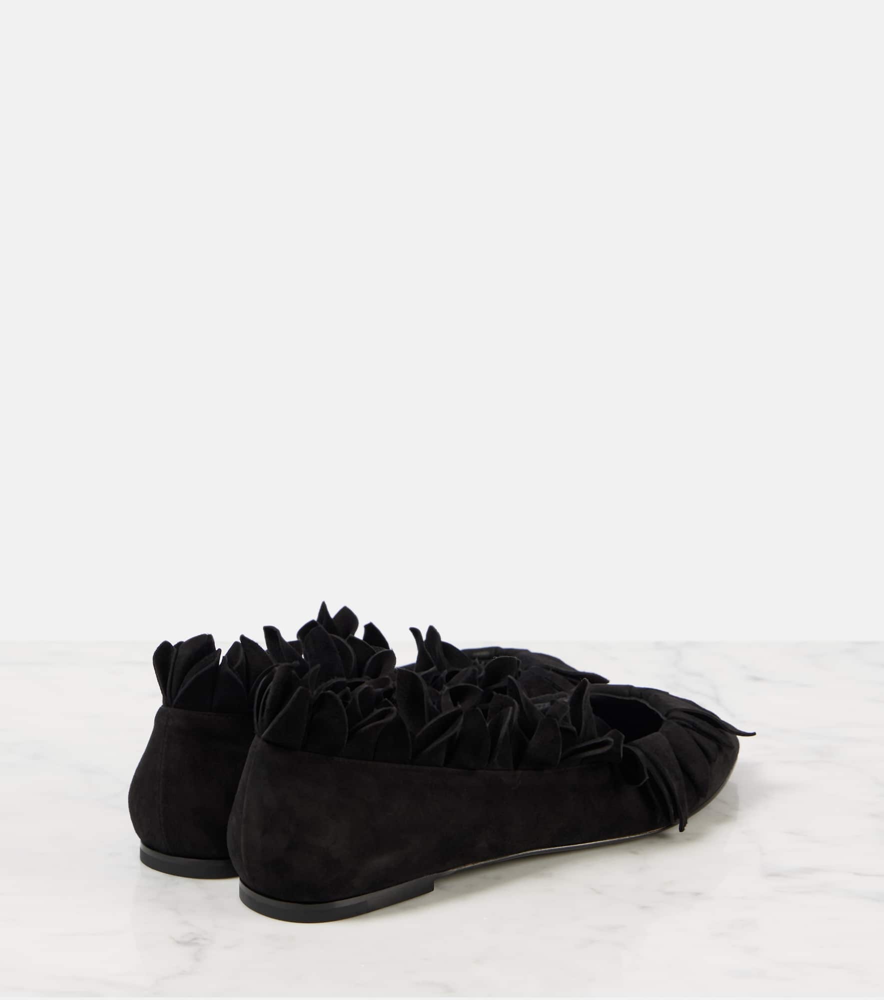 Petal suede ballet flats - 2