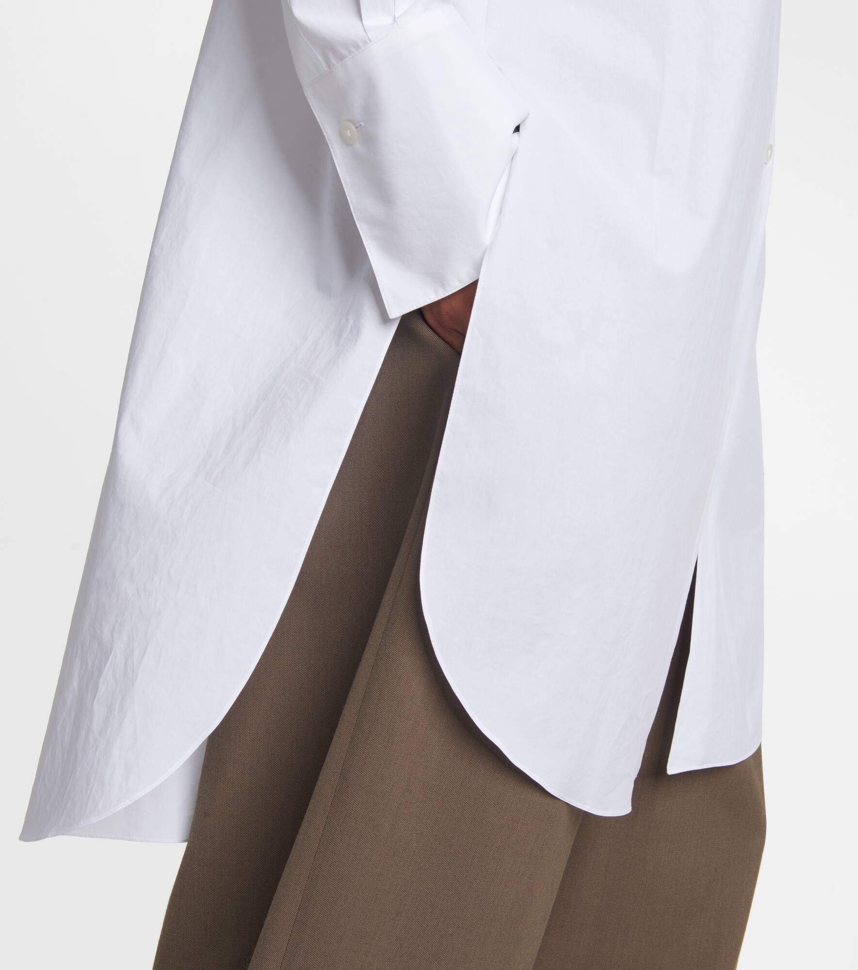 Astrea oversized cotton poplin shirt - 5