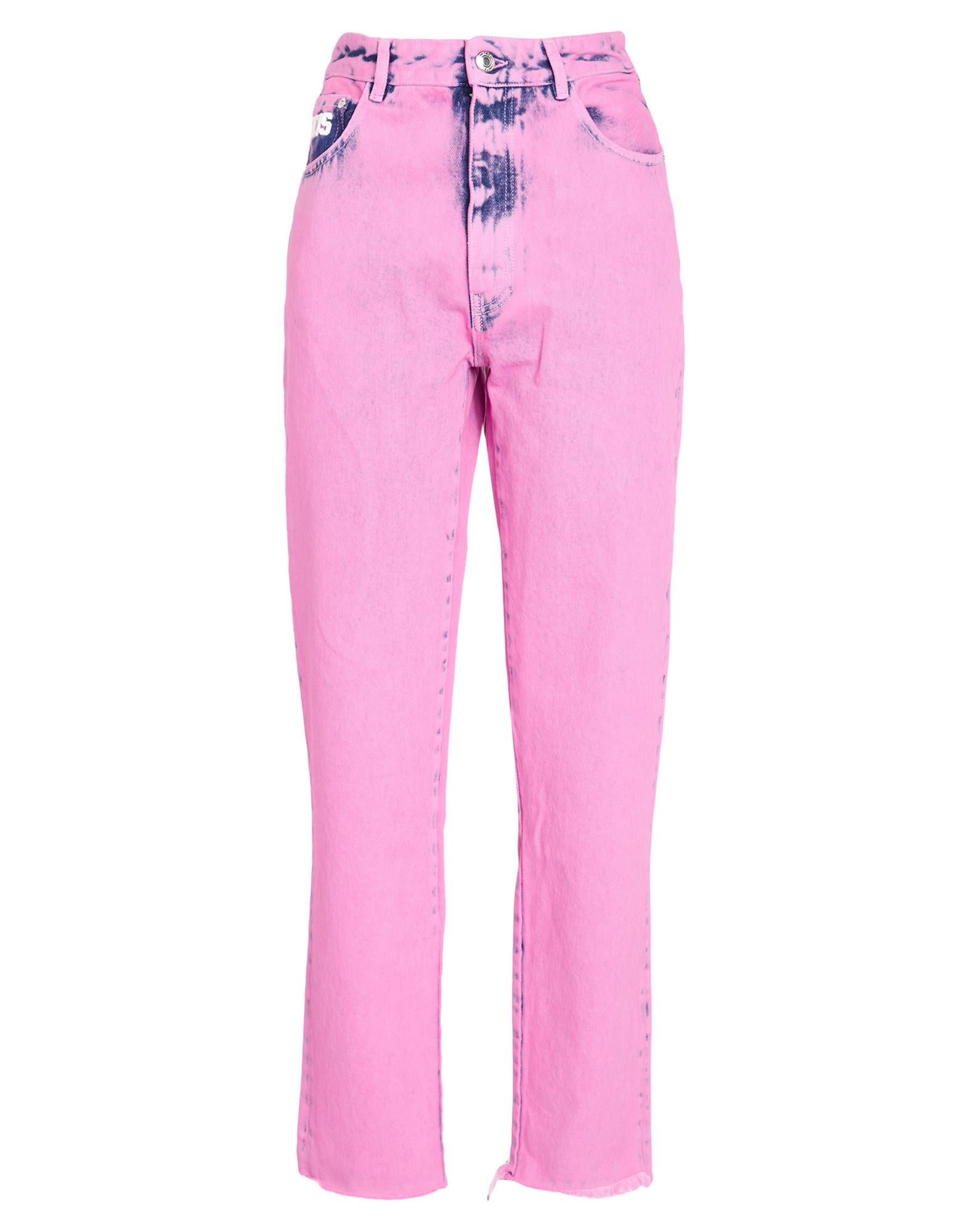 Pink Women's Denim Pants - 1