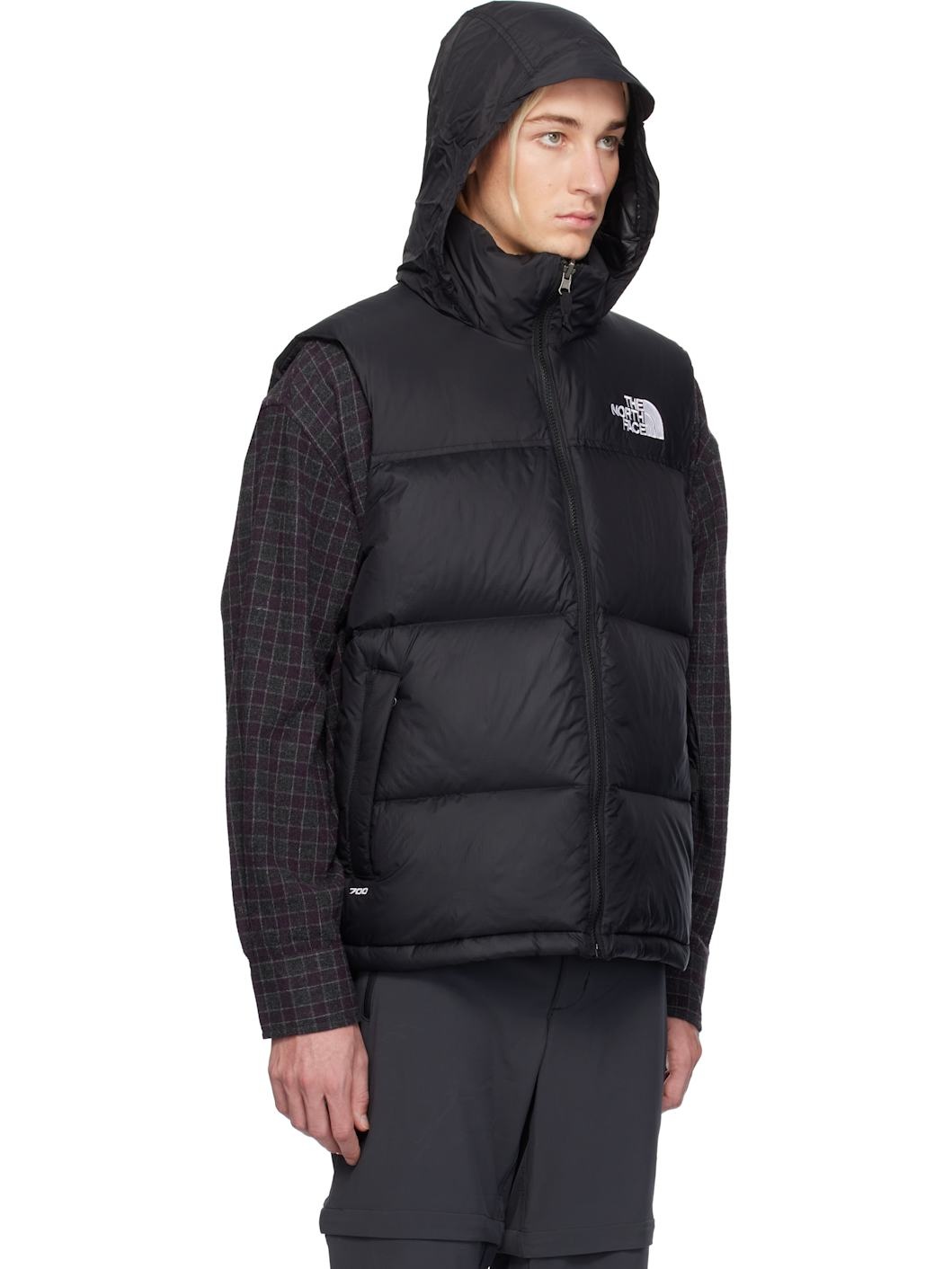 Black 1996 Retro Nuptse Down Vest - 4