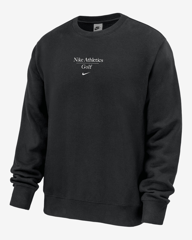 Nike Club Fleece Men's Golf Crew-Neck Sweatshirt 1