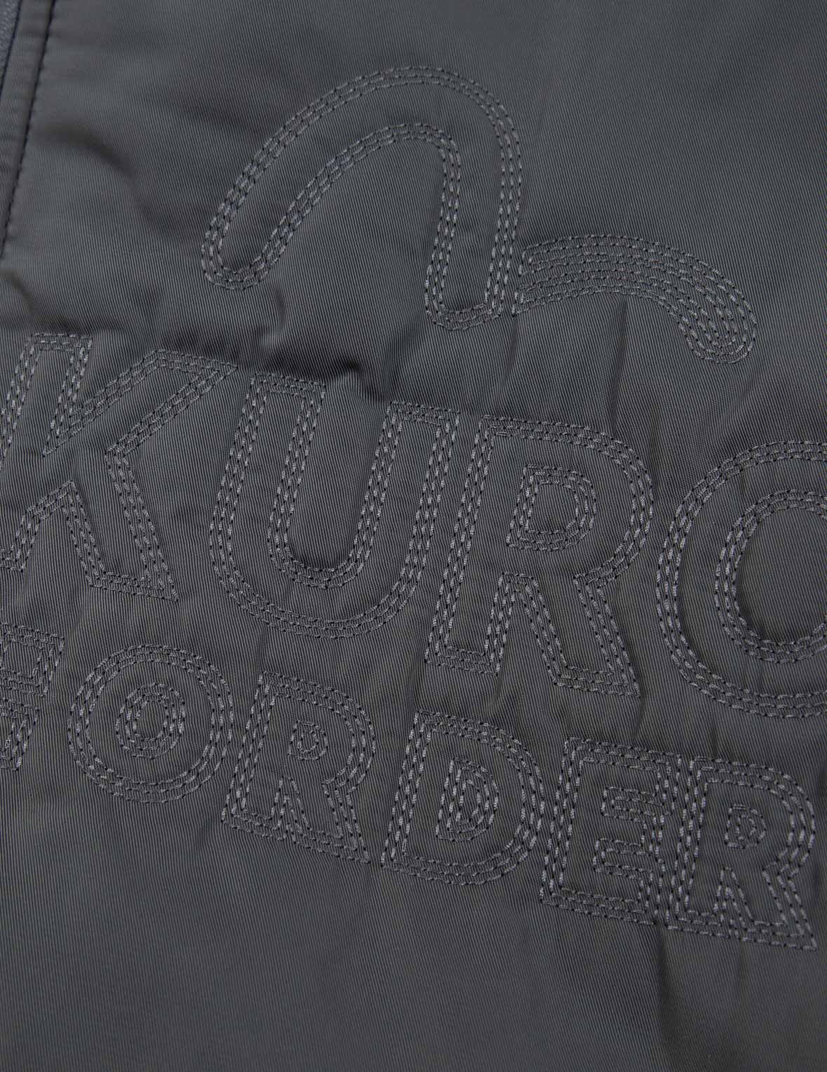 Multi Logo Embroidery Mock 3-in-1 Padded Bomber Jacket - 7