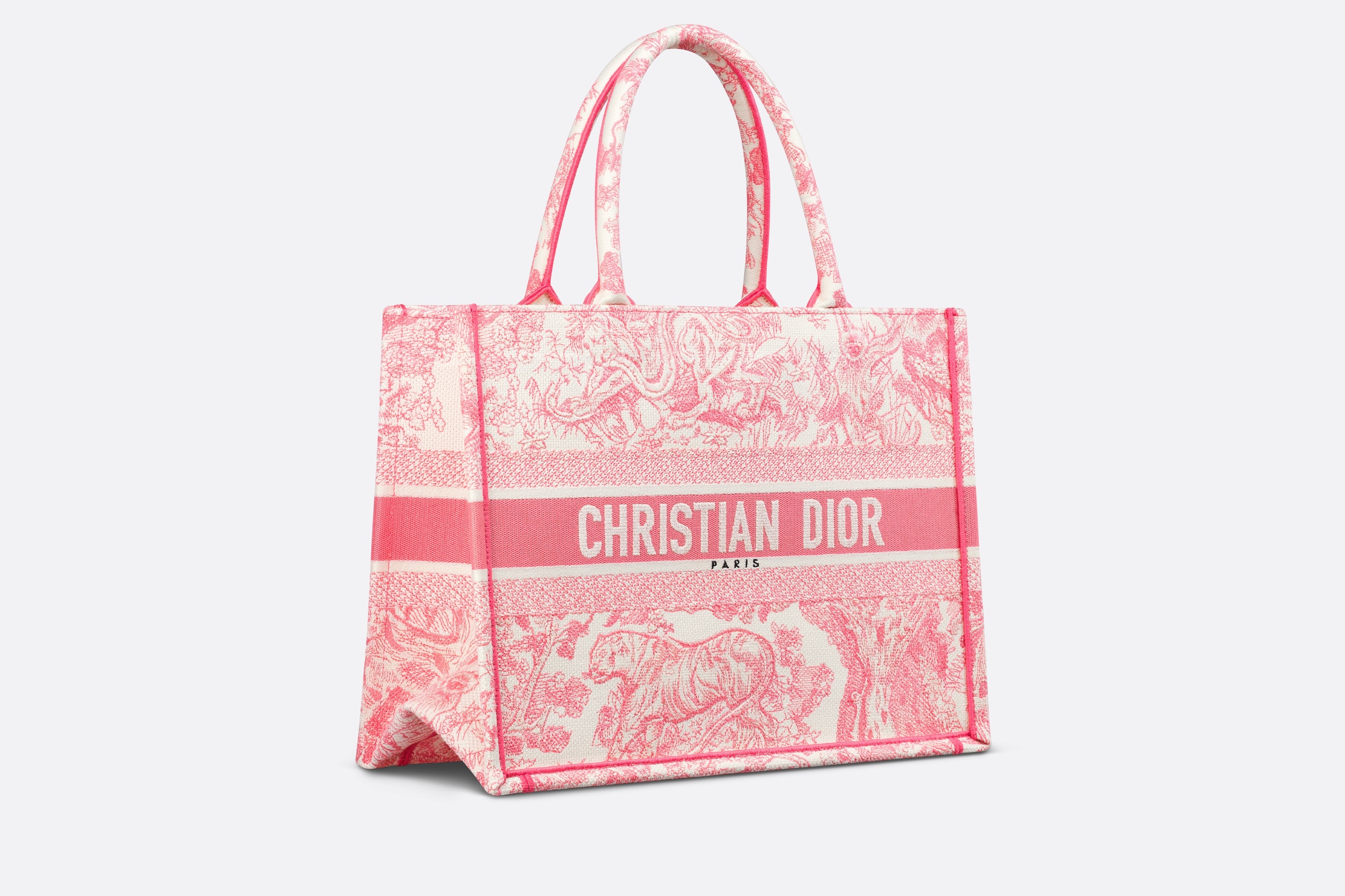 Dior ディオール Dioriviera Dior Book Tote バッグ ピンク 2023 DIOR DIORIVIERA Pink Toile BEACH BAG 2023 Limited