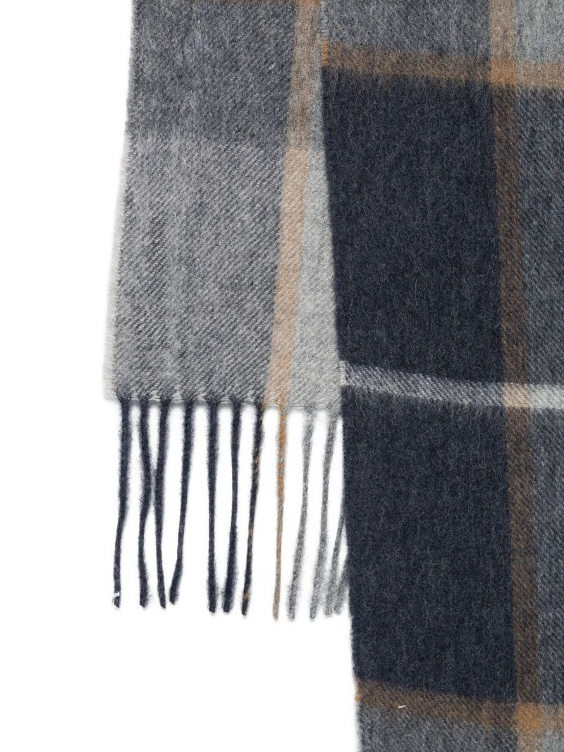 Barbour check-pattern scarf outlook
