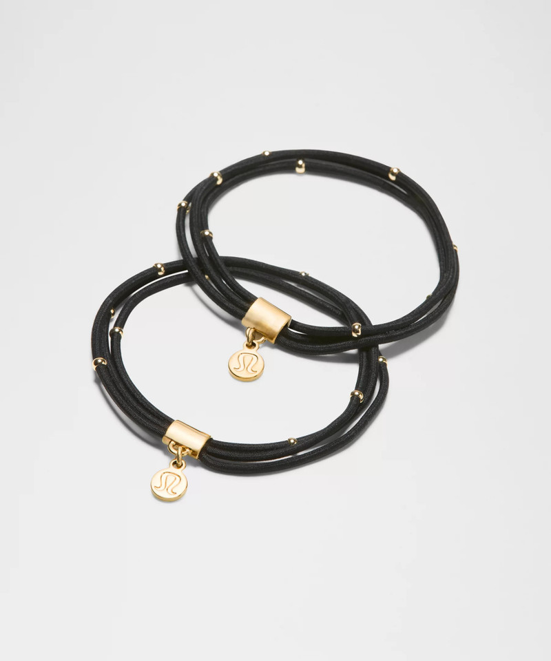 Multi-Band Charm Hair Elastics *2 Pack 1