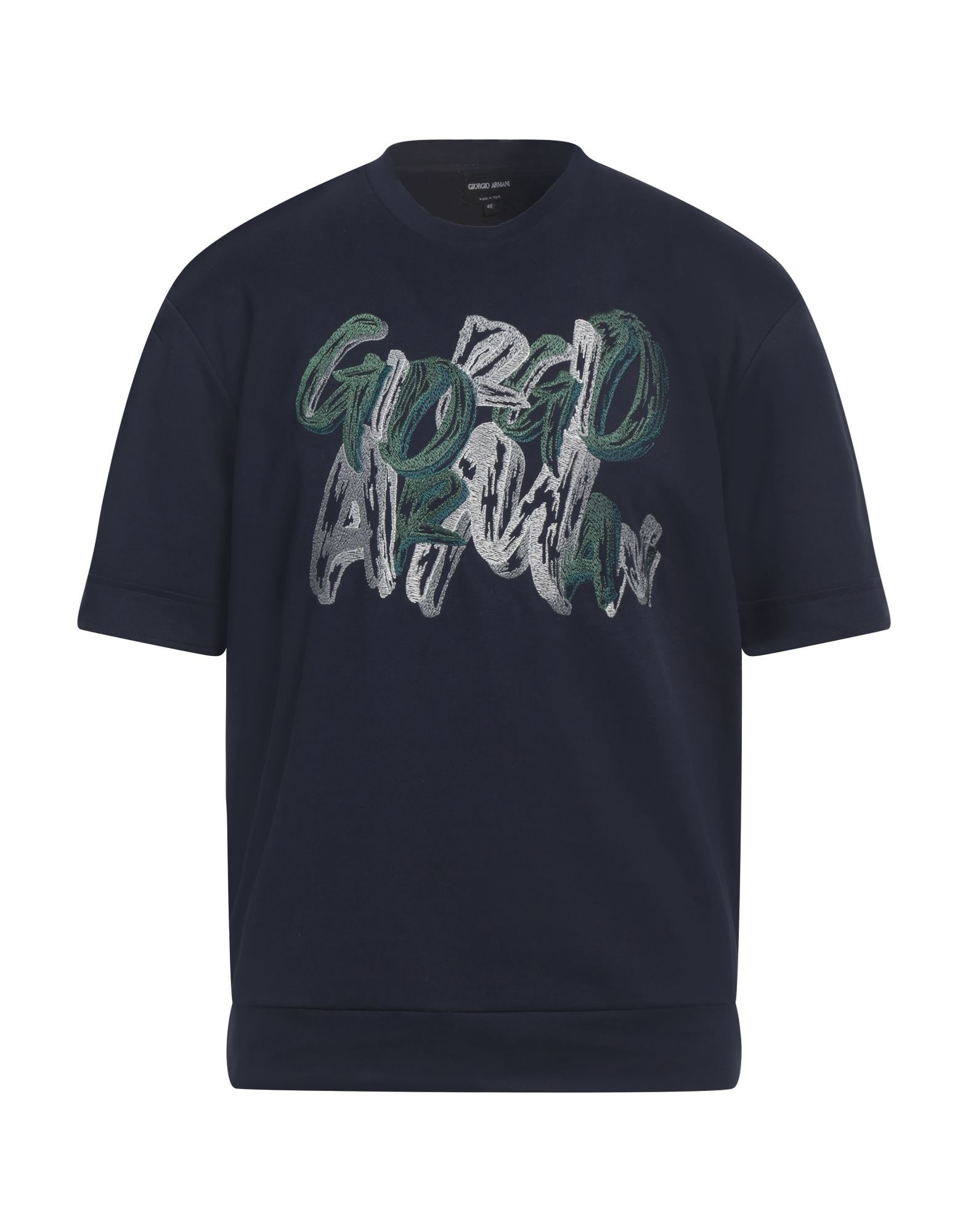 Navy blue Men's T-shirt - 1