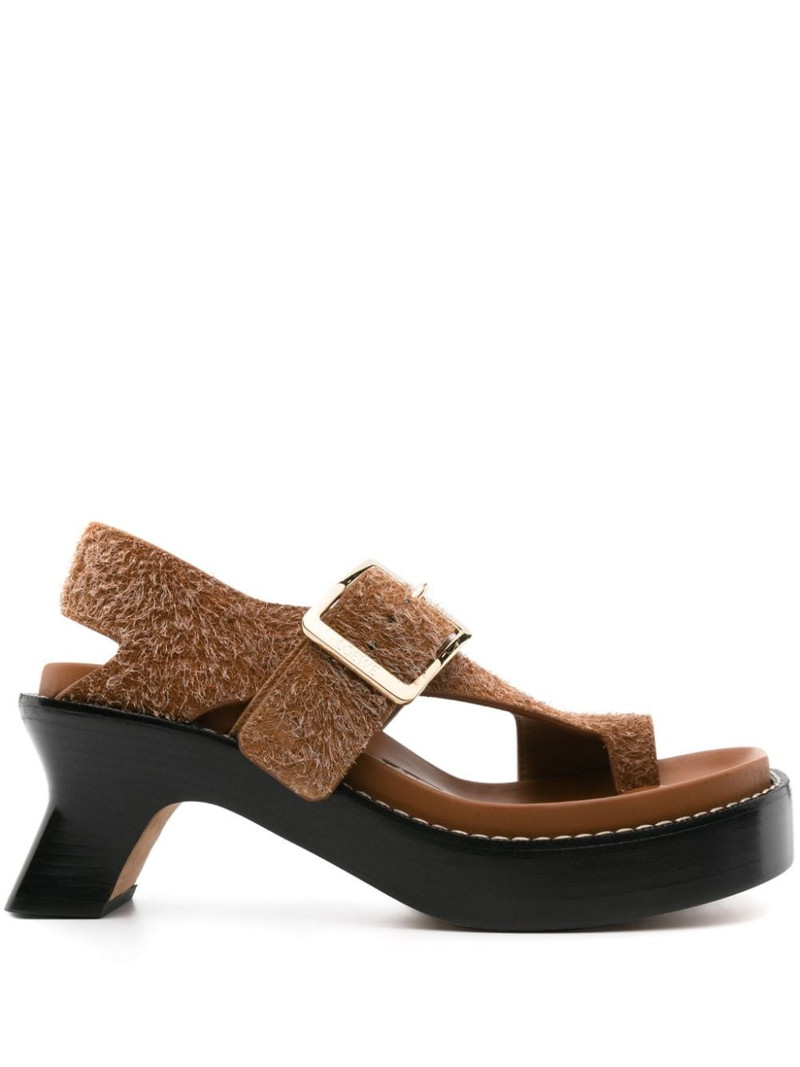 70mm Ease brushed-suede sandals 1
