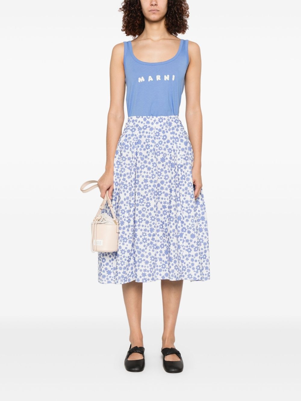 logo-print tank top - 2