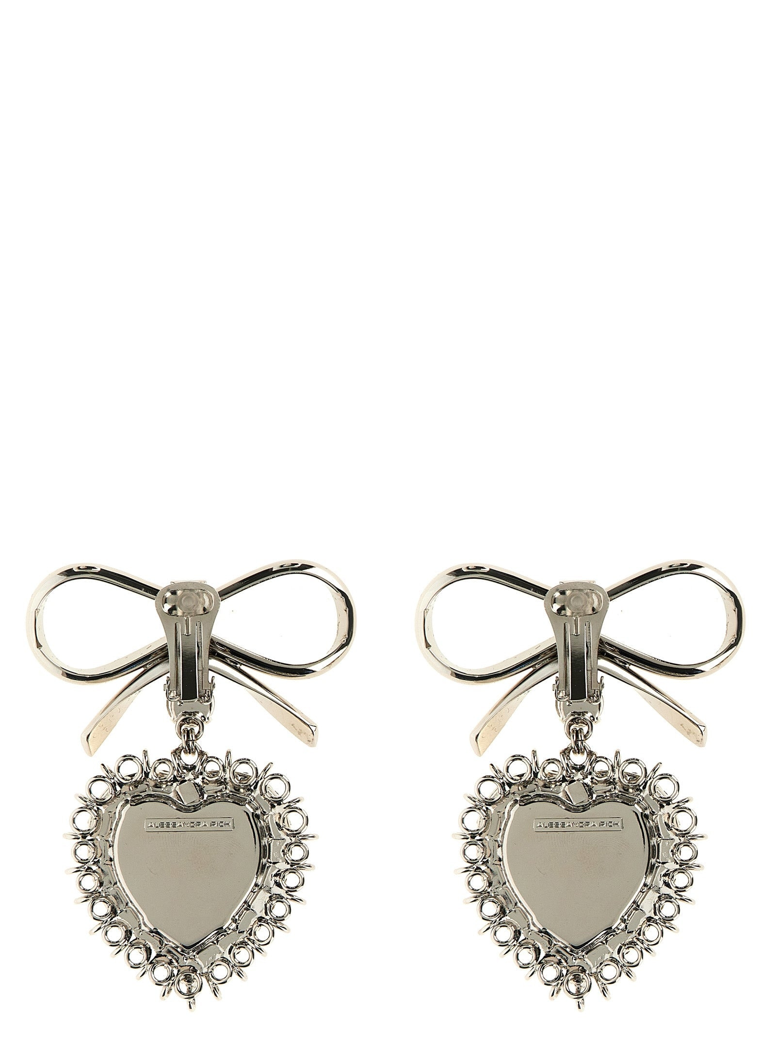 Alessandra Rich Women Metal Bow Earrings - 2
