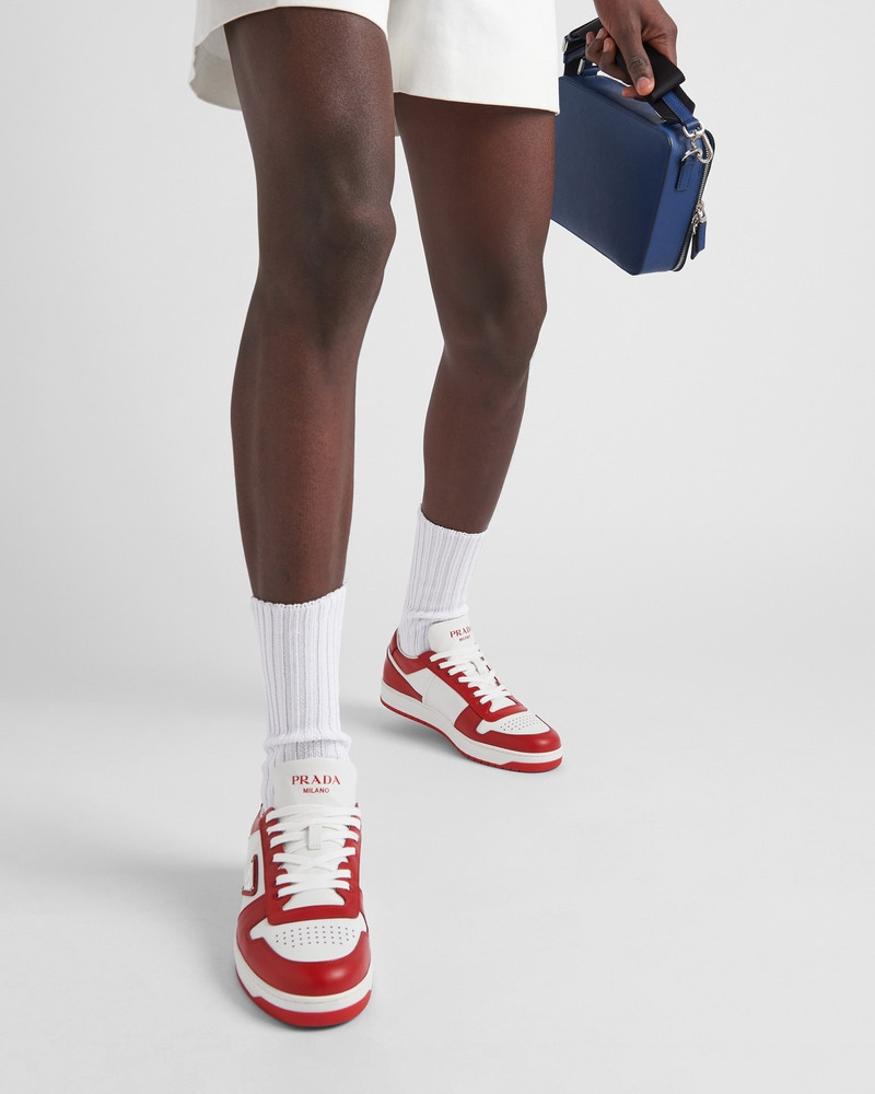 Prada Downtown leather sneakers outlook