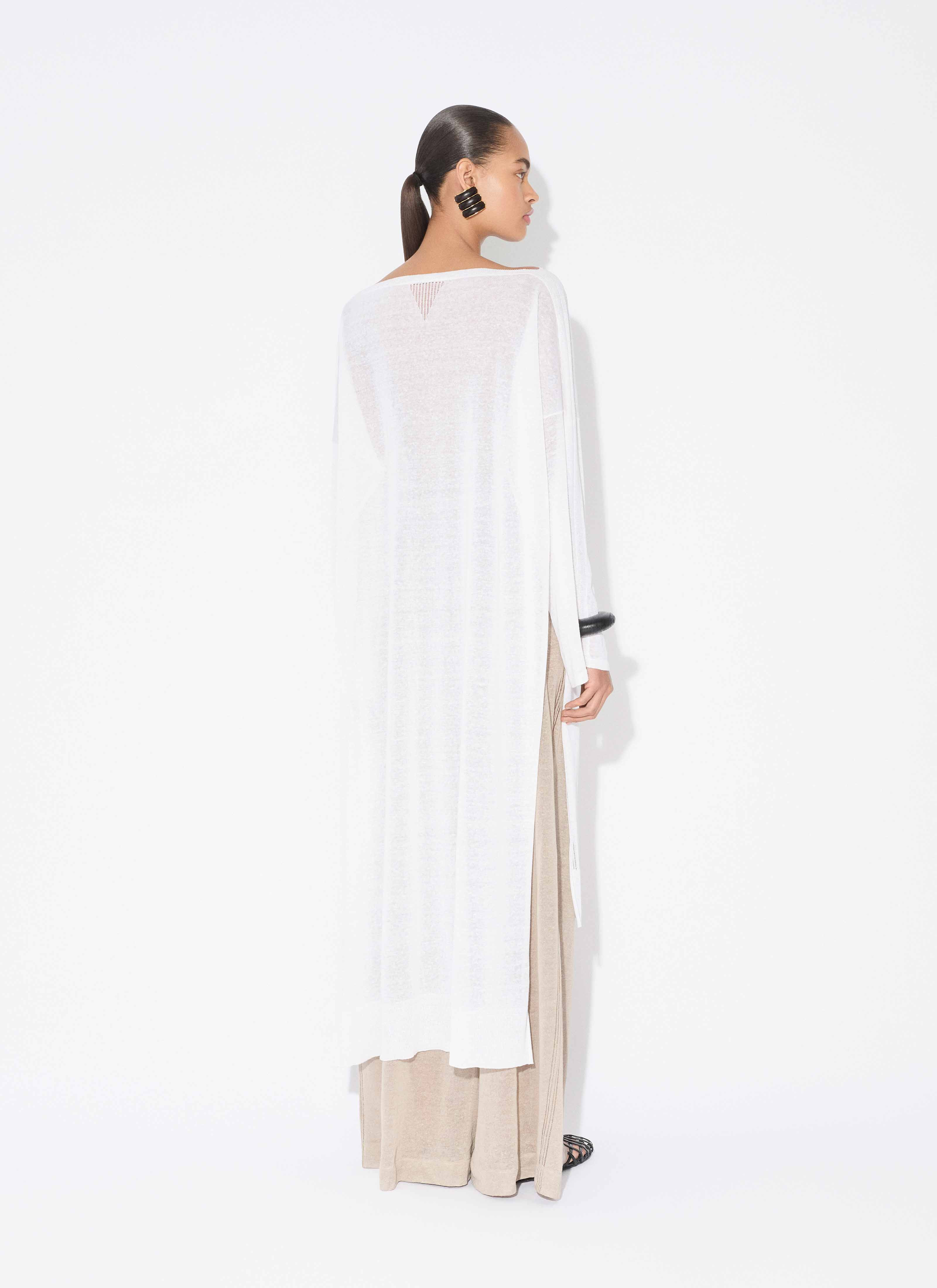 SILK LINEN PANTS - 3