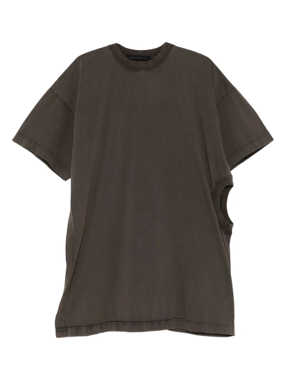draped T-shirt - 1