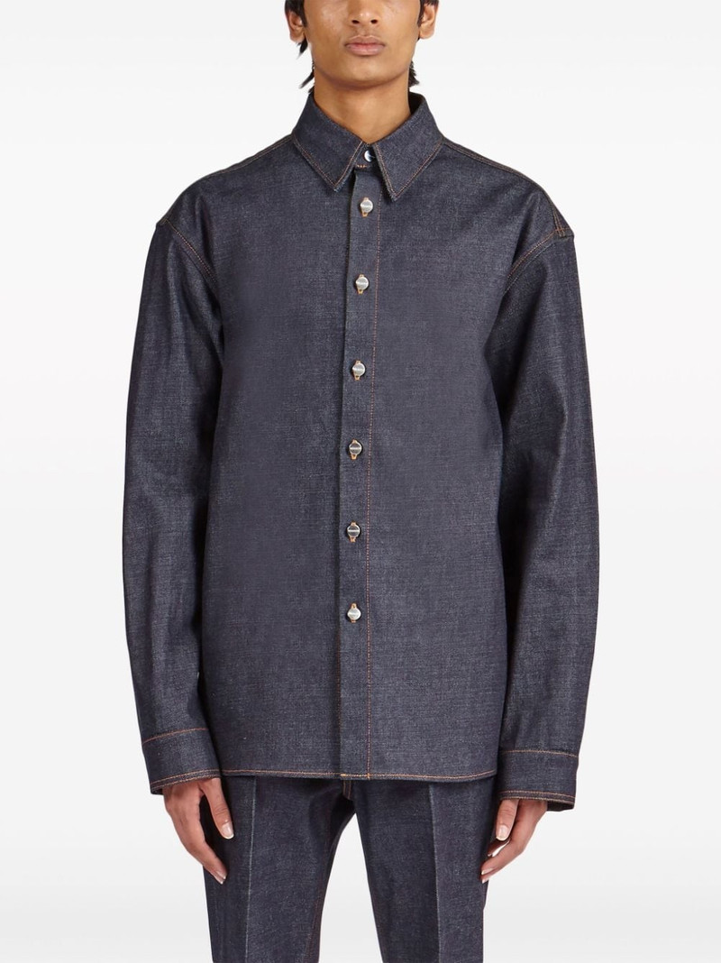 Long sleeved denim shirt 3