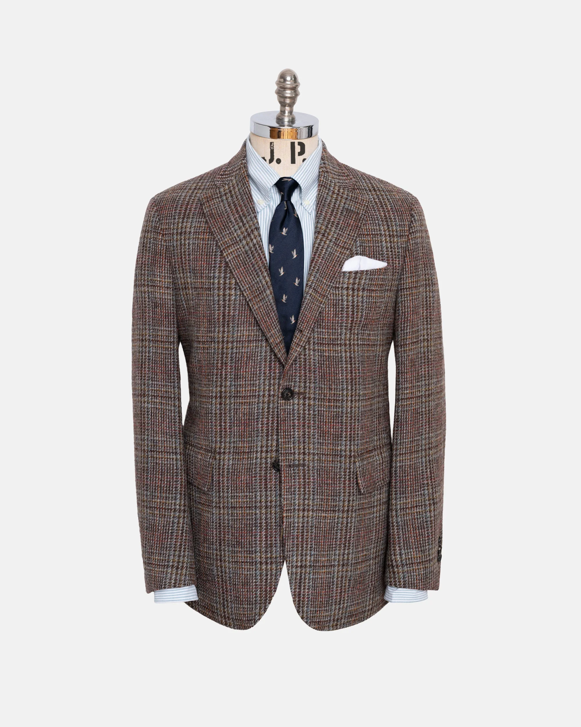 MADE-IN-CANADA MULTICOLOR PLAID DONEGAL MIST SPORT COAT - 1