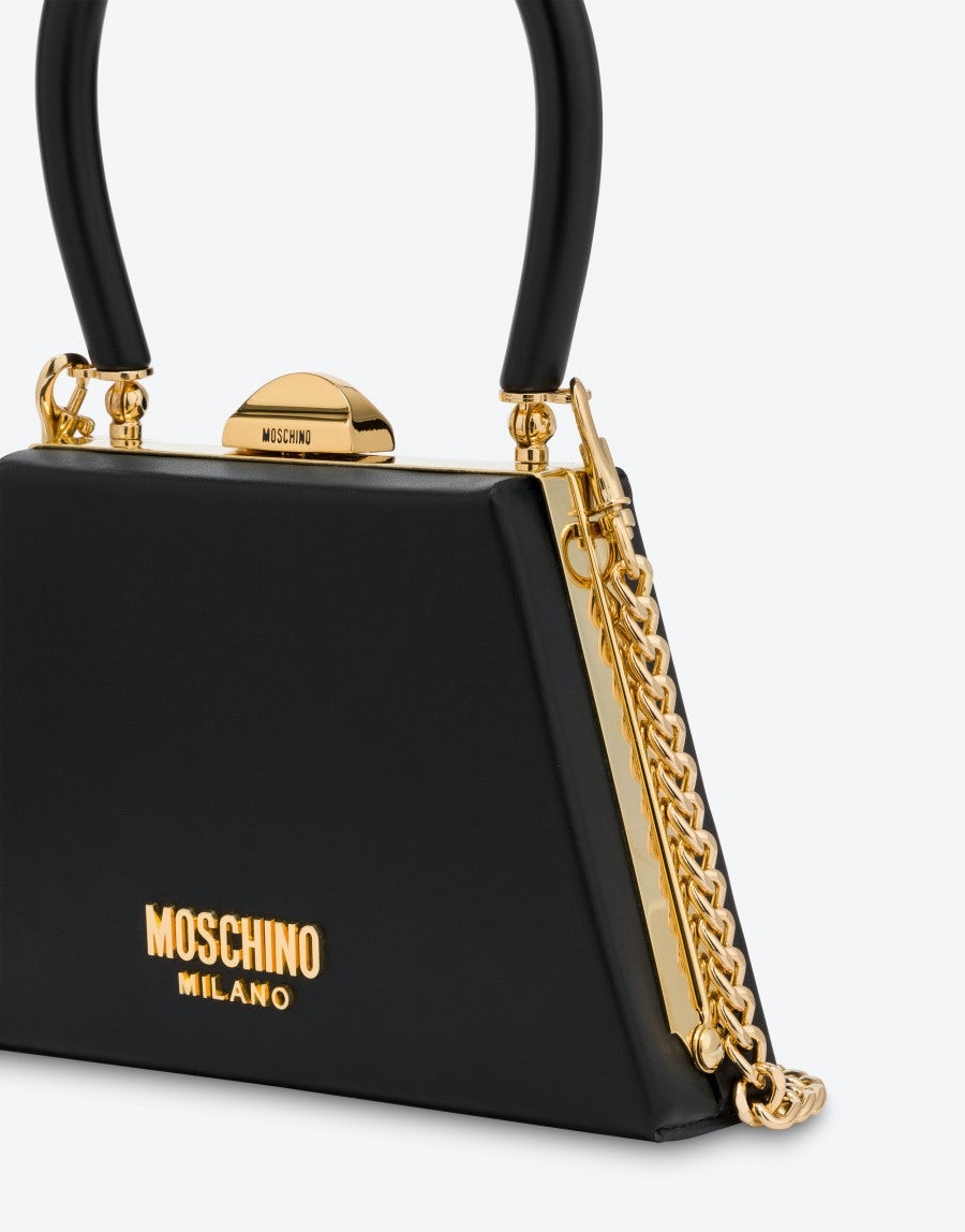 CALFSKIN TRAPEZE BAG - 4