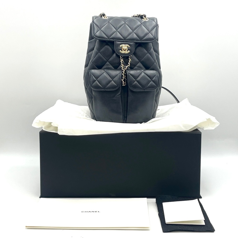 Chanel Caviar 2022 Season Two Pocket Backpack Small - 12