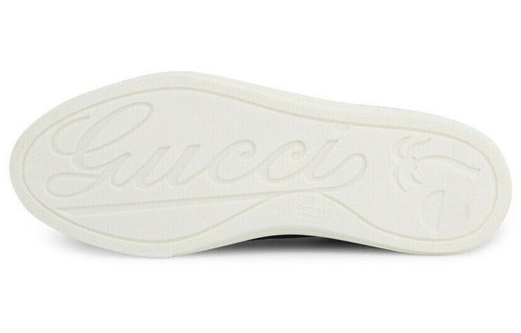 (WMNS) Gucci Leather Low 'Black White' 473974-A3850-1195 - 4