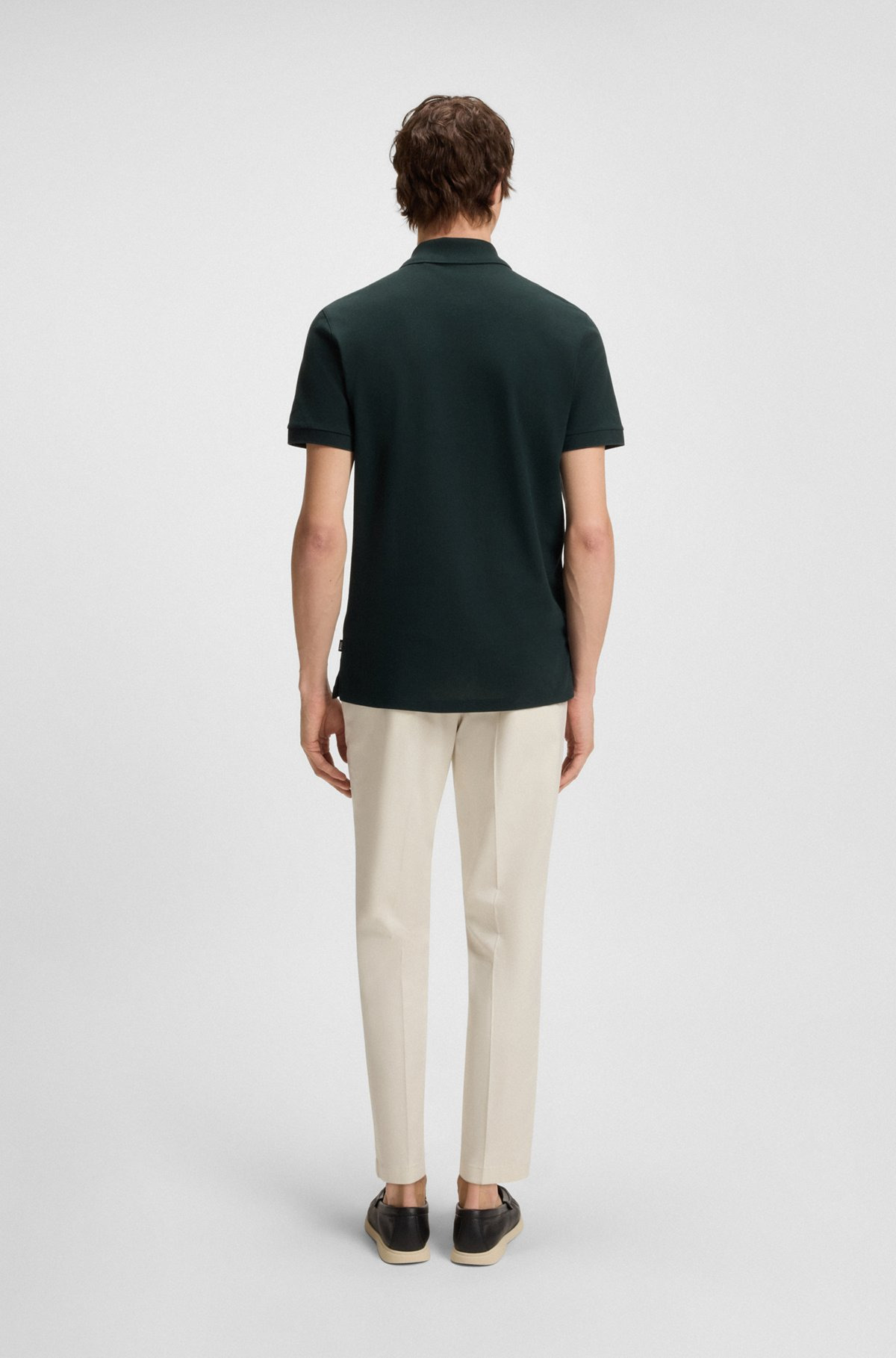 PALLAS REGULAR-FIT POLO SHIRT IN COTTON WITH EMBROIDERED LOGO - 5