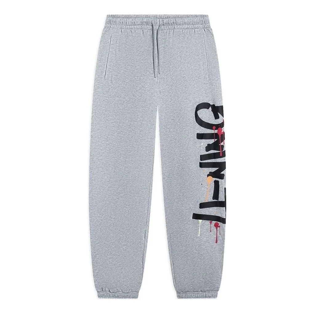 Li-Ning Graphic Joggers Sweatpants 'Grey' AKLSG77-4 - 1