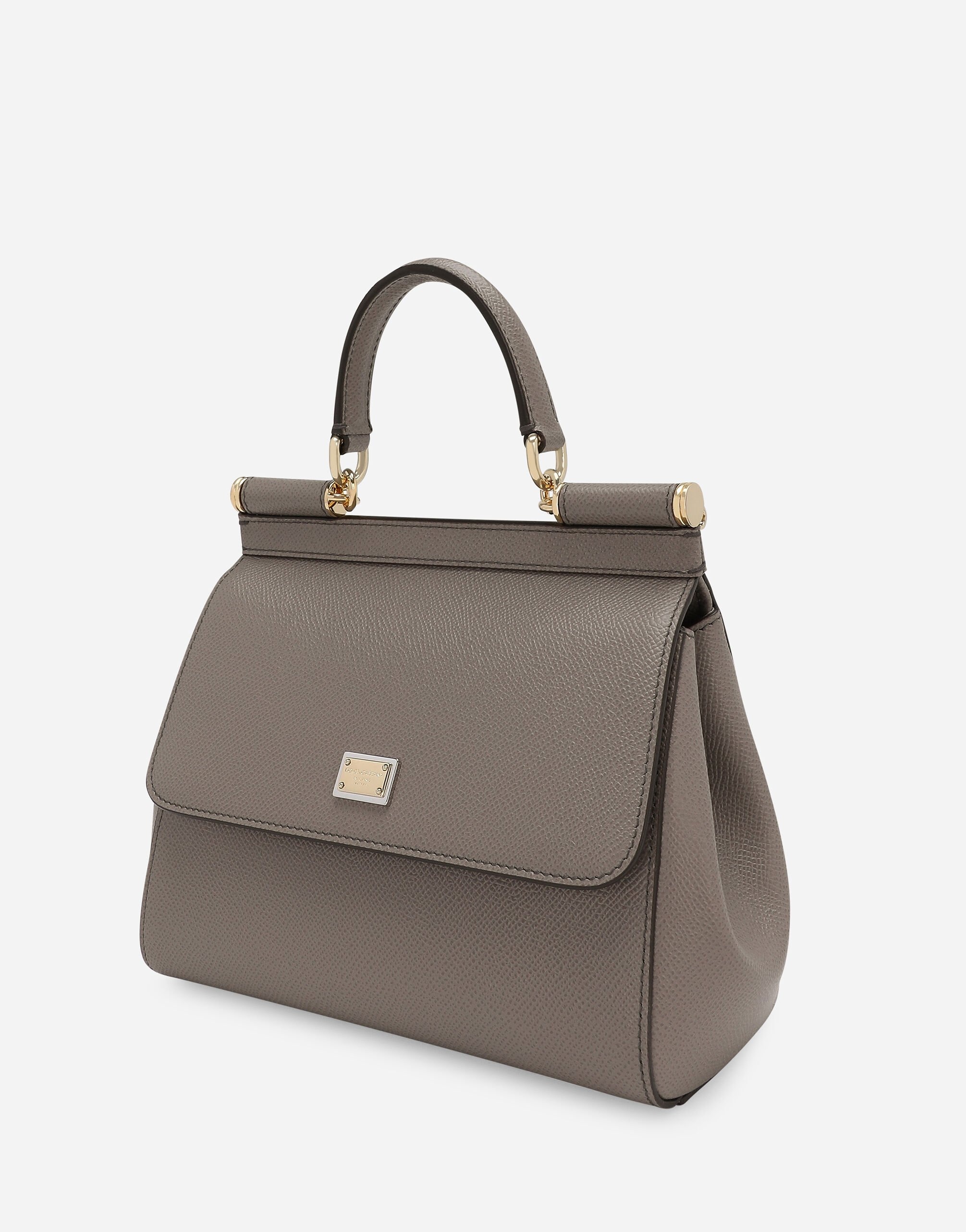 Small dauphine leather Sicily bag - 6