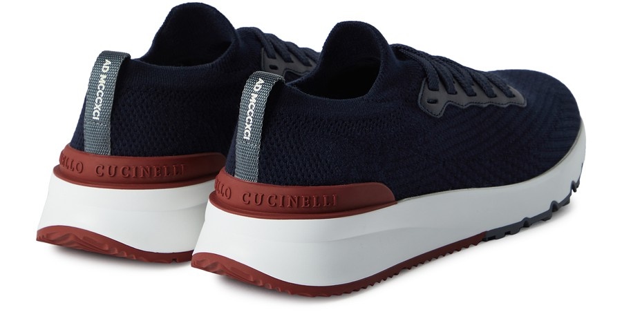Knit running shoes - 4