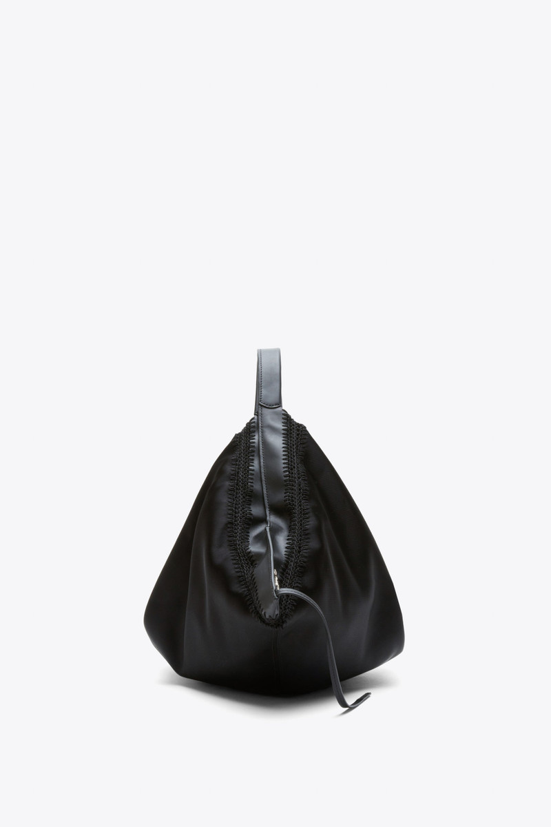 Structured Satin Luna Medium Bag 3
