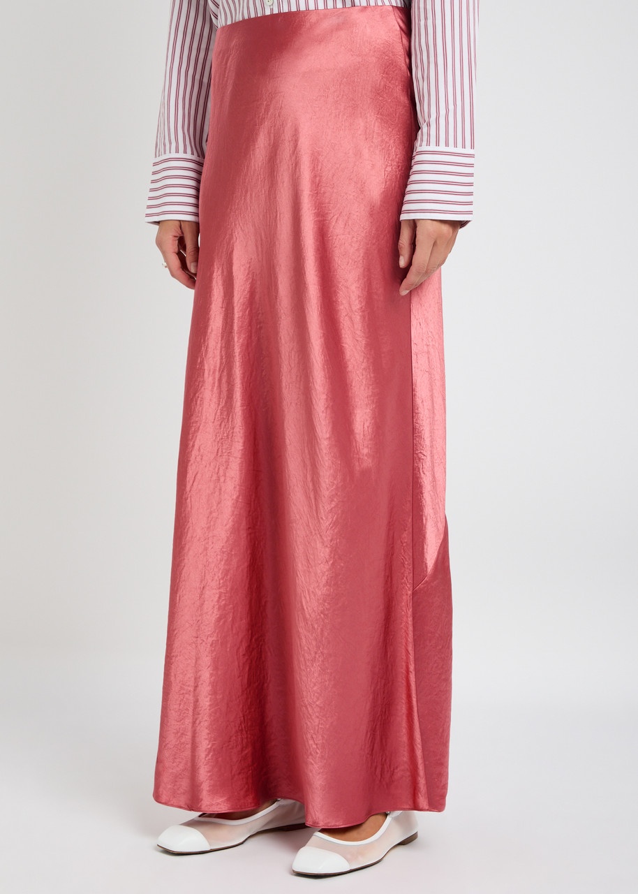 Vince Satin Maxi Skirt - 2