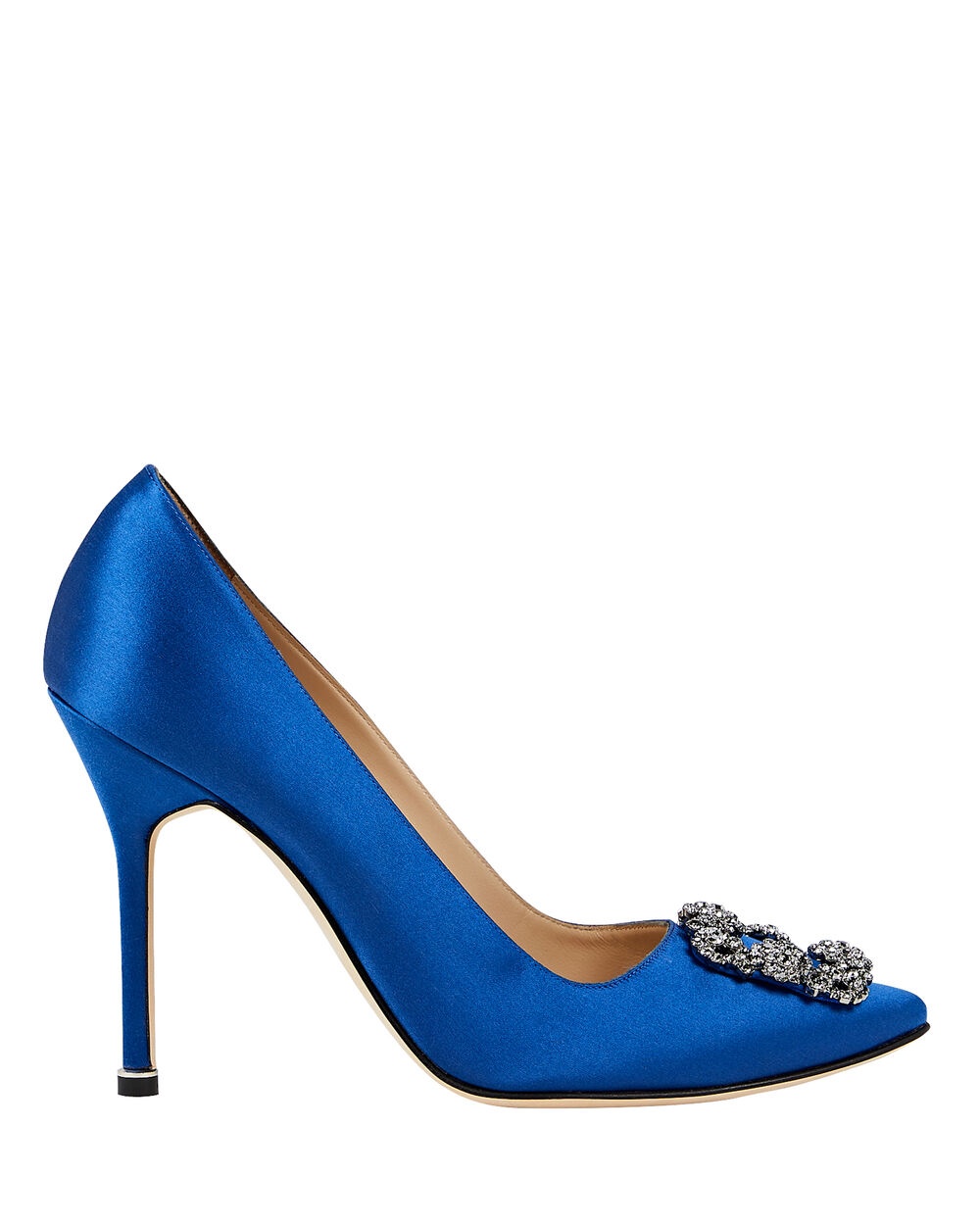 Hangisi Crystal Satin Pumps - 1