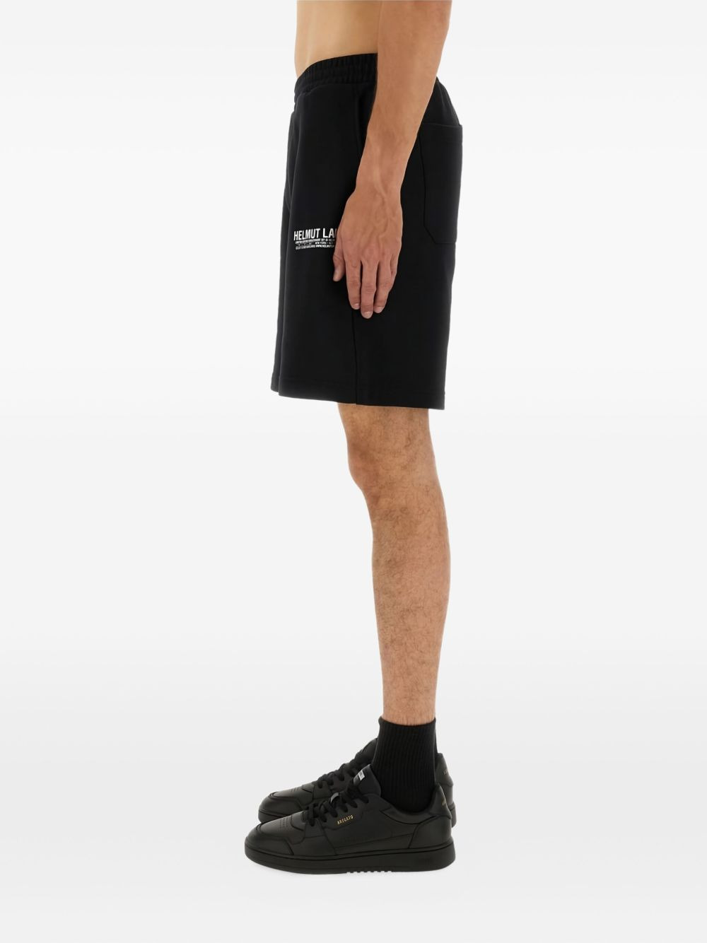 logo-detail cotton shorts - 3