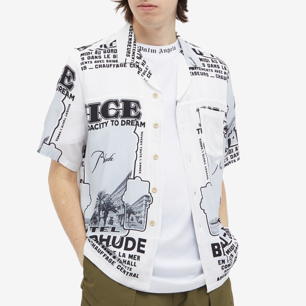 Rhude Nice Print Vacation Shirt - 4