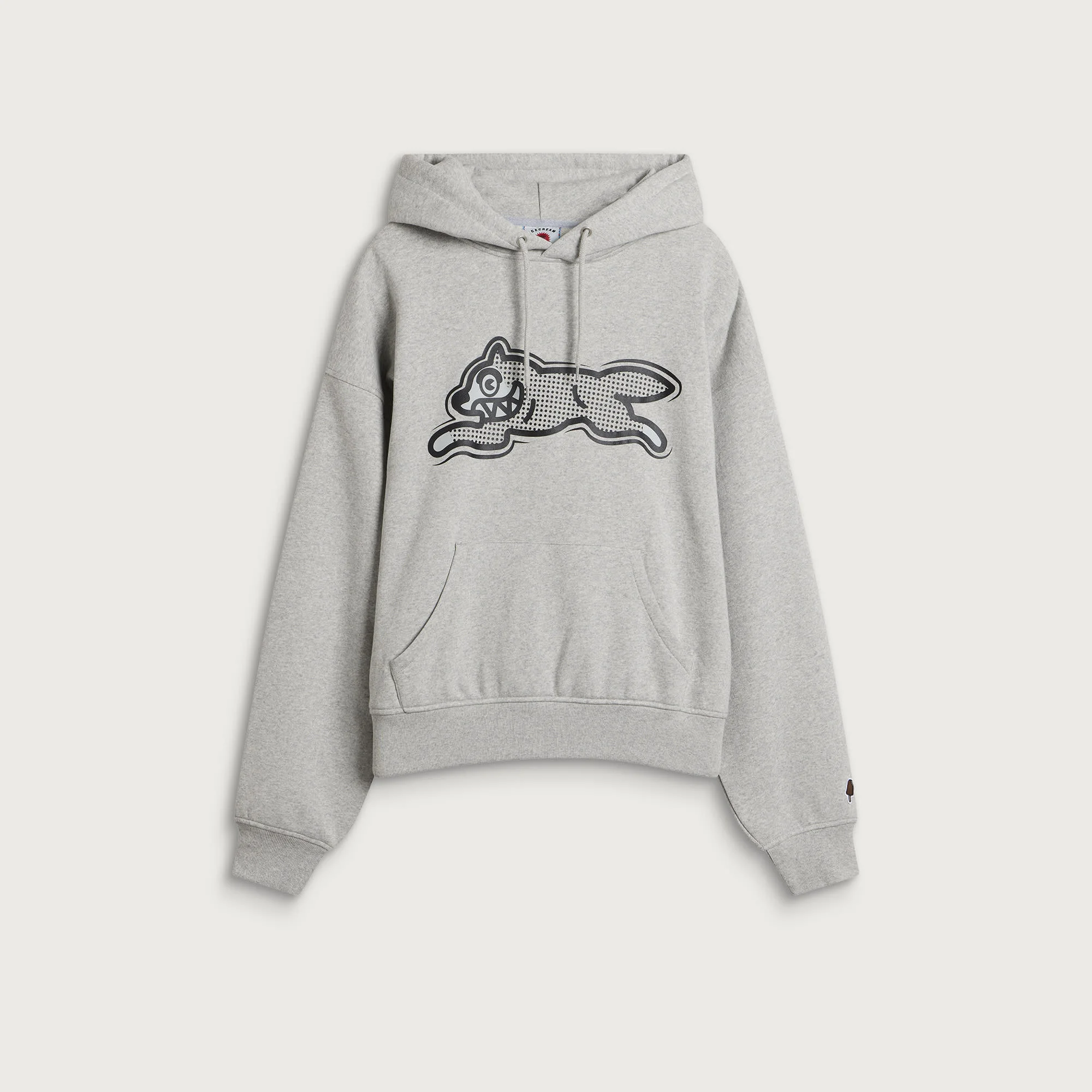 ICECREAM Half Tone Running Dog Popover Hood - 1