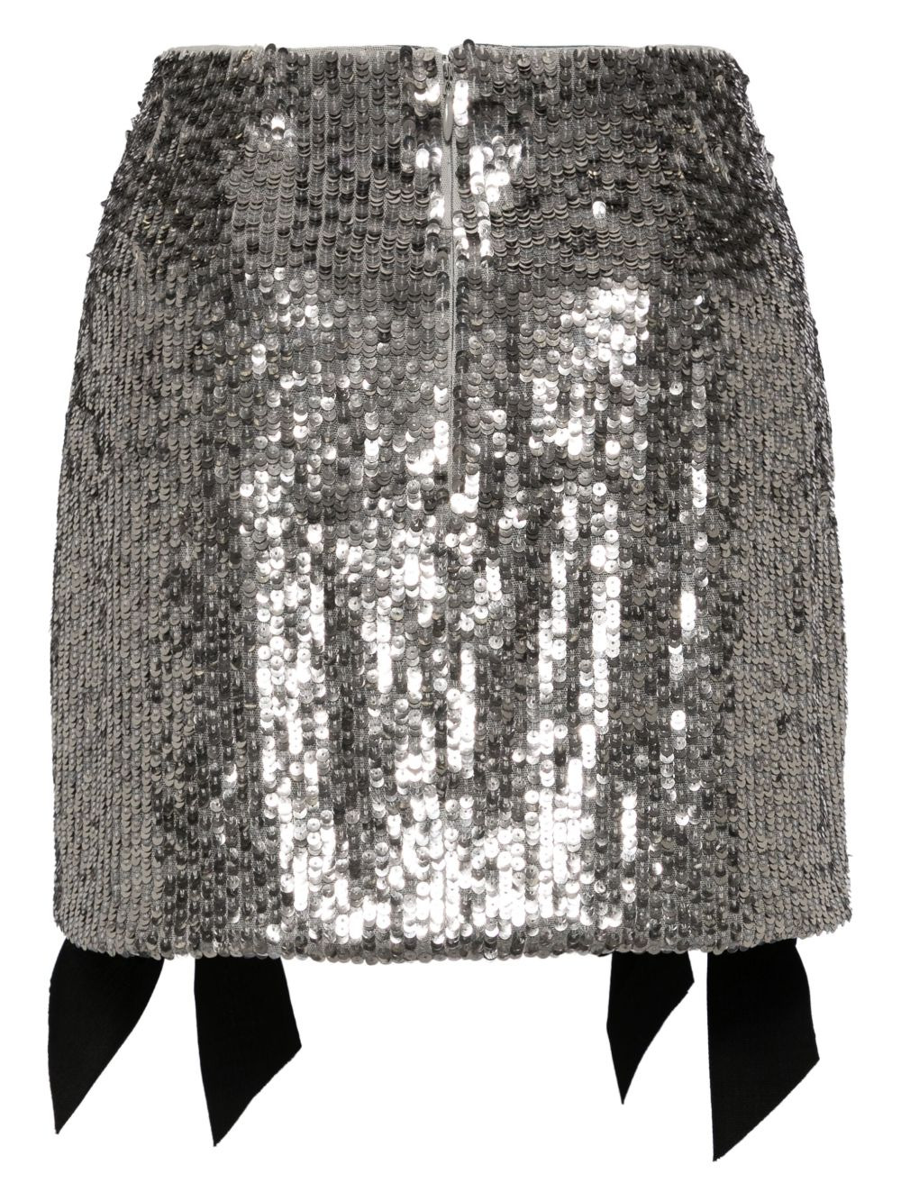 lingerie-beaded sequinned miniskirt - 2