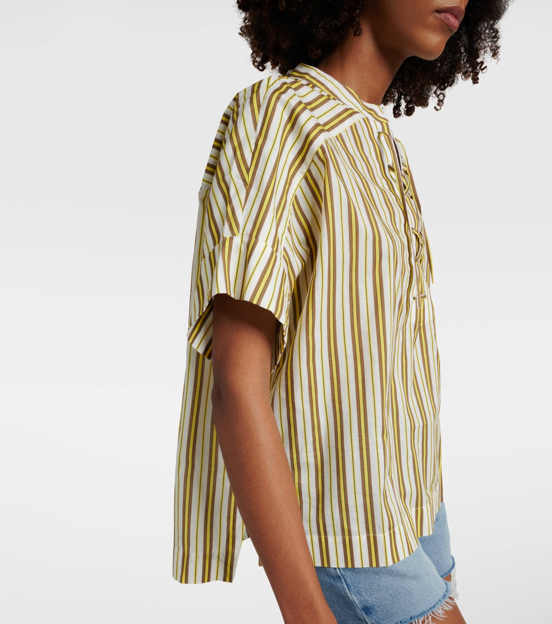 Striped cotton top - 5