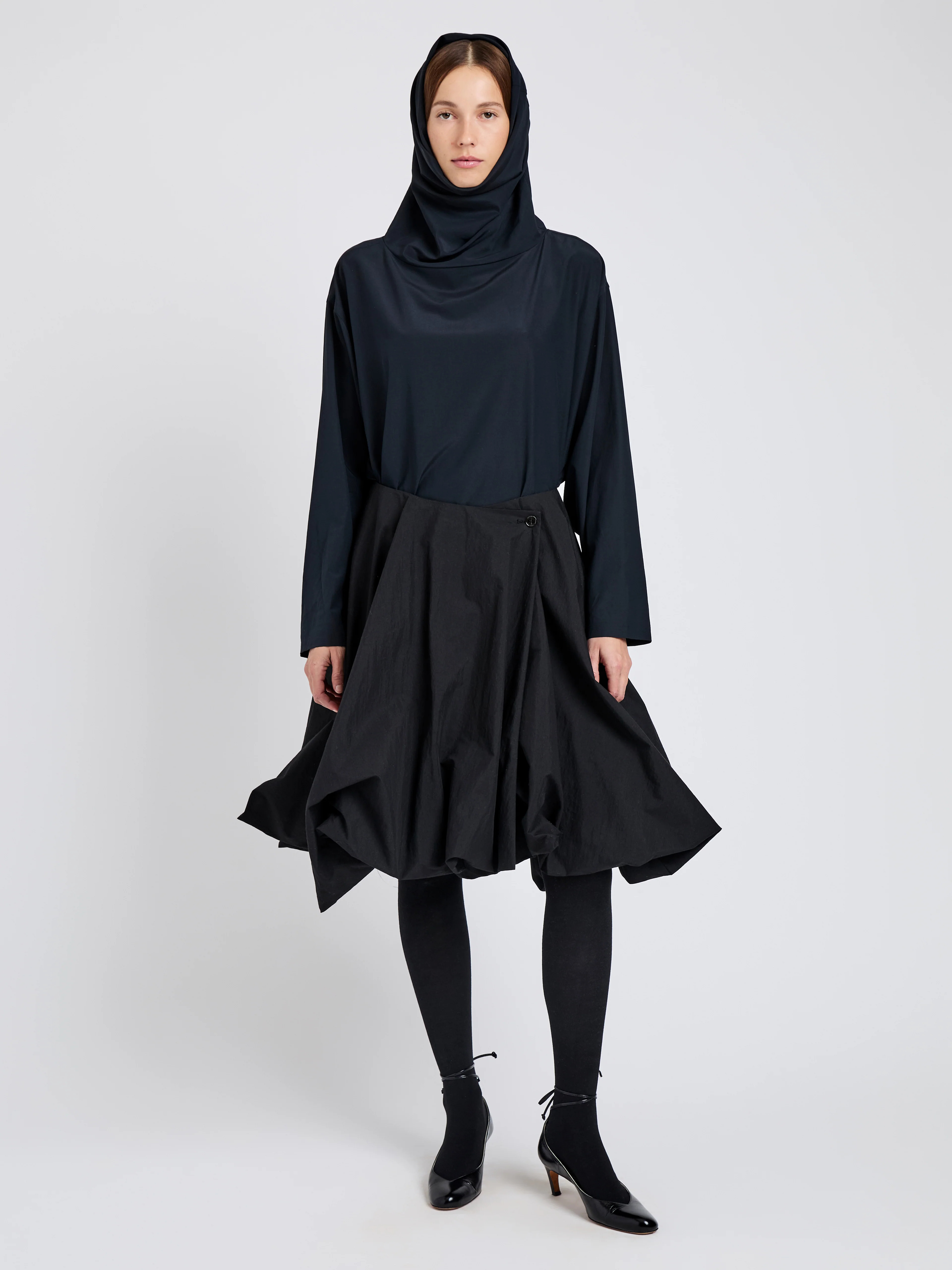 Solene Top in Silk Viscose - 3