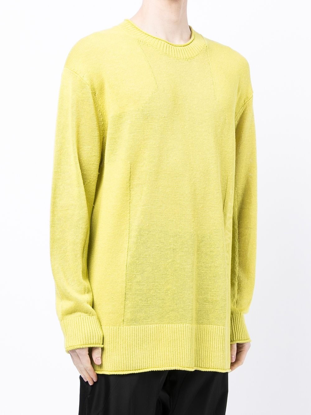 transparency crewneck jumper - 3