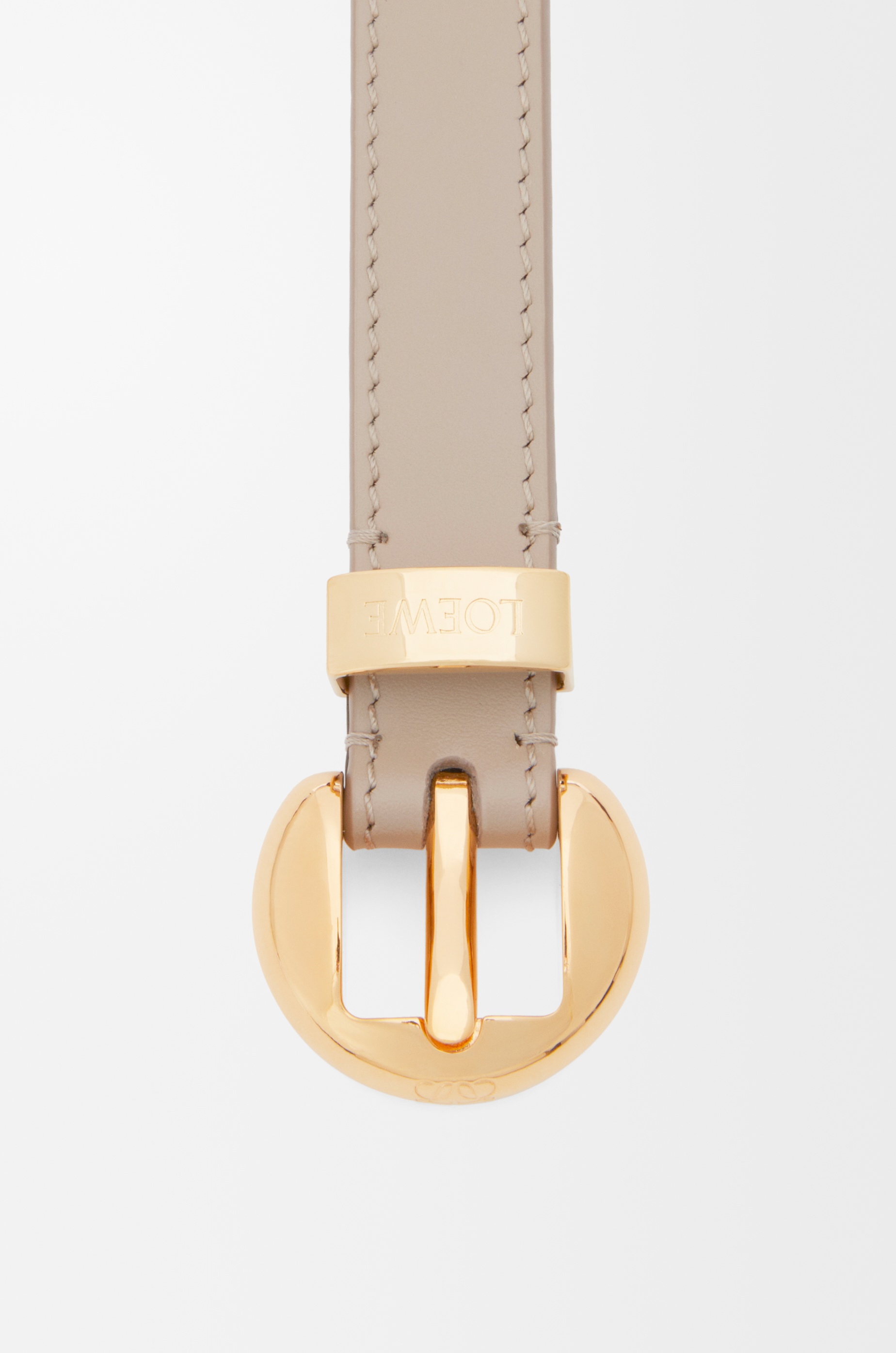Pebble belt in smooth calfskin - 3