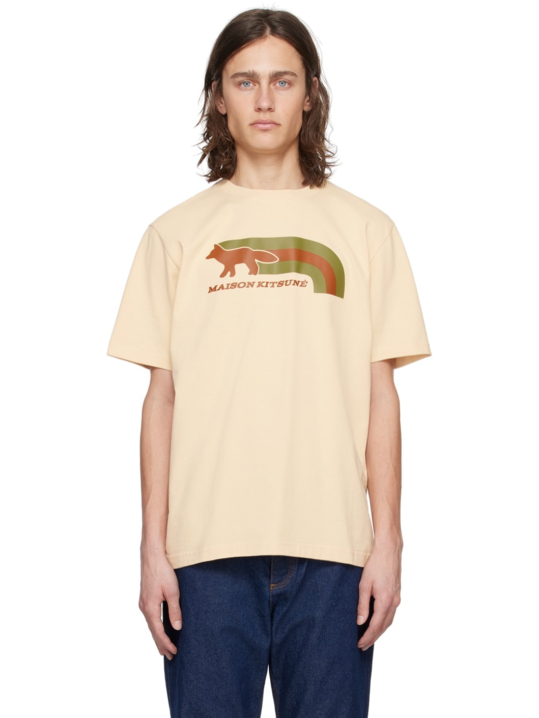Beige Flash Fox T-Shirt - 1