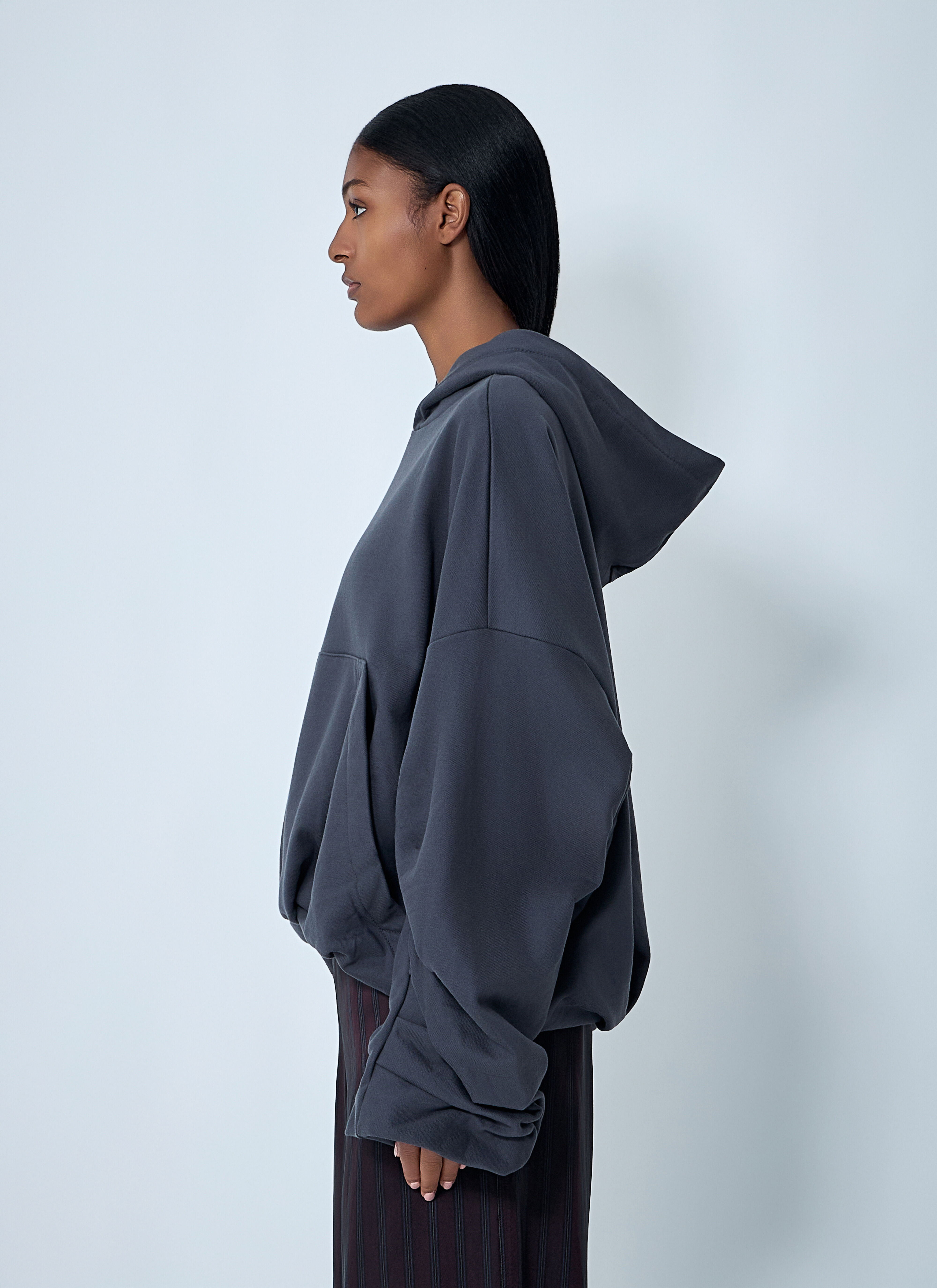 Hooded Cotton Sweatshirt - 3