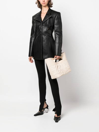 Alexander McQueen The Bow quilted tote bag outlook