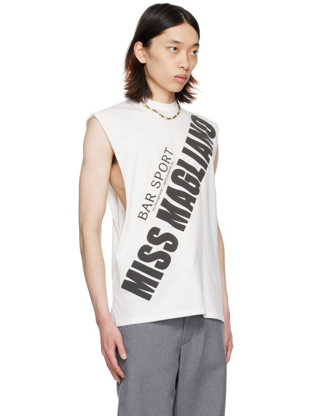 White 'Miss Magliano' Tank Top - 2