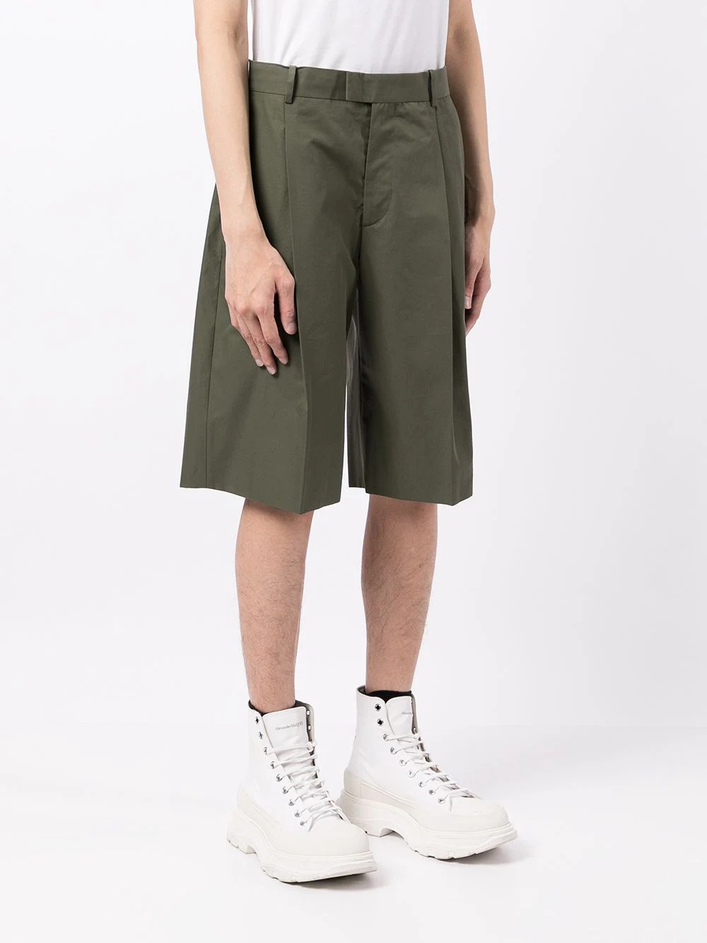 knee-length Bermuda shorts - 3