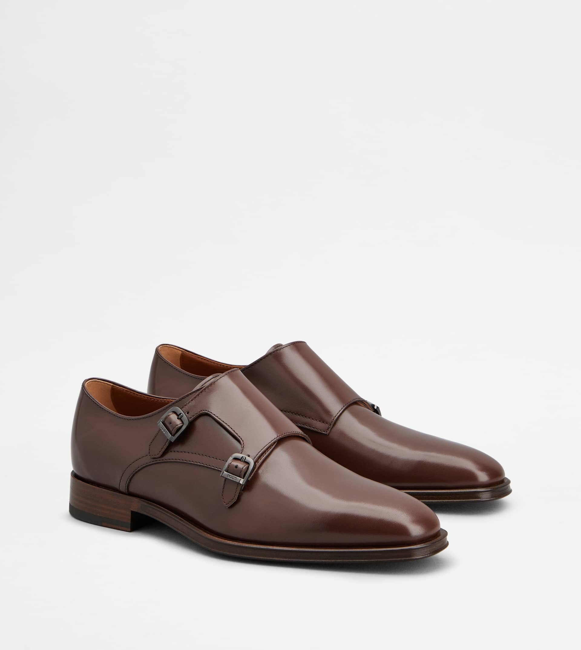 MONKSTRAPS IN LEATHER - BROWN - 3