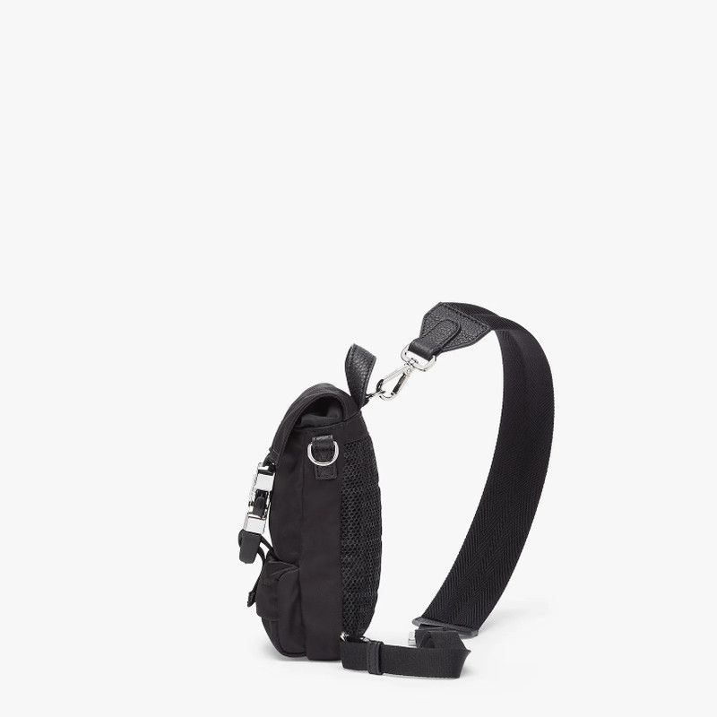 FENDI Black nylon backpack outlook