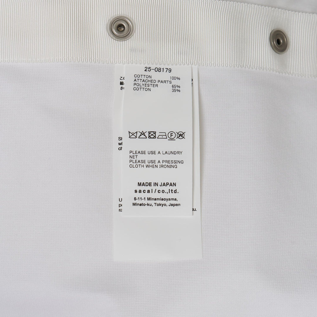 Poplin x Cotton Jersey T-shirt - 3